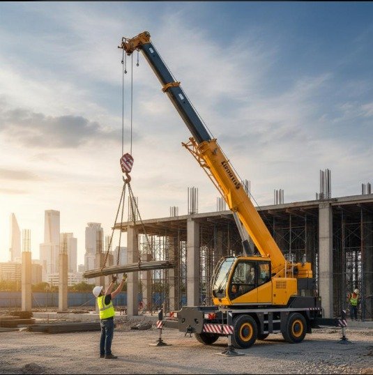 15 ton hydra crane on rent